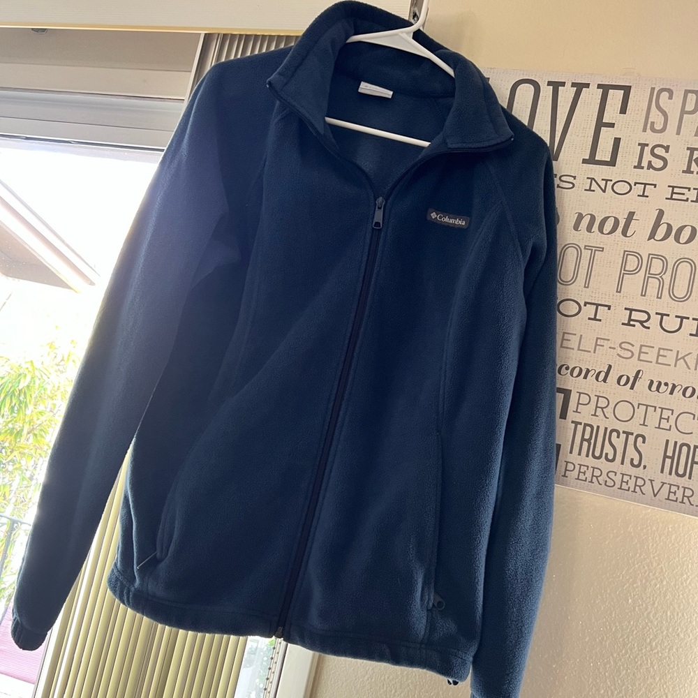 Columbia fleece zip up jacket